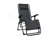 Tumbona plegable de terraza textileno negra de , Tumbonas - Ref: Foro24-47899, Precio: 99,70 €, Descuento: %
