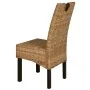 Silla de comedor 4 uds Kubu ratán madera de mango de , Sillas de comedor - Ref: Foro24-274360, Precio: 382,07 €, Descuento: %