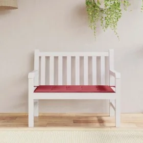 Cojín de banco de jardín tela Oxford rojo tinto 100x50x3 cm by , Cushions for chairs and sofas - Ref: Foro24-314074, Price: 2...