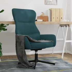 Sillón de relax de terciopelo azul de , Sillones - Ref: Foro24-341118, Precio: 110,32 €, Descuento: %