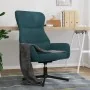 Sillón de relax de terciopelo azul de , Sillones - Ref: Foro24-341118, Precio: 110,32 €, Descuento: %