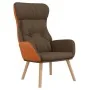 Sillón de relax de tela y PVC marrón de , Sillones - Ref: Foro24-341304, Precio: 104,98 €, Descuento: %