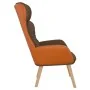 Sillón de relax de tela y PVC marrón de , Sillones - Ref: Foro24-341304, Precio: 104,98 €, Descuento: %