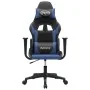 Silla gaming de masaje cuero sintético negro y azul de , Sillones para videojuegos - Ref: Foro24-345445, Precio: 116,16 €, De...