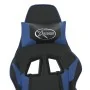 Silla gaming de masaje cuero sintético negro y azul de , Sillones para videojuegos - Ref: Foro24-345445, Precio: 116,16 €, De...