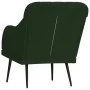 Sillón de terciopelo verde oscuro 63x76x80 cm de , Sillones - Ref: Foro24-351456, Precio: 90,17 €, Descuento: %