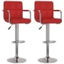 Taburetes de cocina 2 unidades cuero sintético rojo vino tinto von , Küchenhocker - Ref: Foro24-334599, Preis: 136,95 €, Raba...