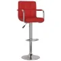 Taburetes de cocina 2 unidades cuero sintético rojo vino tinto von , Küchenhocker - Ref: Foro24-334599, Preis: 136,95 €, Raba...