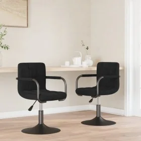 Sillas de comedor giratorias 2 uds terciopelo negro von , Essstühle - Ref: Foro24-334614, Preis: 130,01 €, Rabatt: %