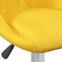 Taburete de bar de terciopelo amarillo mostaza de , Taburetes de cocina - Ref: Foro24-335301, Precio: 83,19 €, Descuento: %