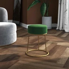 Hocker redondo verde terciopelo by , Folding stools and chairs - Ref: Foro24-340253, Price: 43,62 €, Discount: %