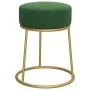 Hocker redondo verde terciopelo by , Folding stools and chairs - Ref: Foro24-340253, Price: 43,62 €, Discount: %
