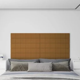 Paneles de pared 12 uds terciopelo marrón 90x15 cm 1,62 m² de , Recubrimiento de paredes - Ref: Foro24-344112, Precio: 36,91 ...