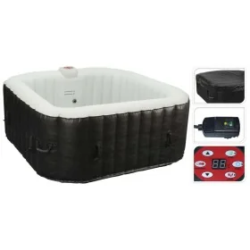 XQ Max Bañera hidromasaje hinchable negro y blanco 145x145x65 cm by , Spas - Ref: Foro24-436183, Price: 578,28 €, Discount: %