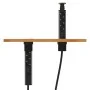 SCHÜTTE Regleta de 3 enchufes de forma integrada E1 negro by , wall sockets - Ref: Foro24-438730, Price: 59,36 €, Discount: %