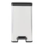 Curver Papelera de pedal estrecha Deco plateada 25 L de , Cubos de la basura y papeleras - Ref: Foro24-443832, Precio: 61,81 ...