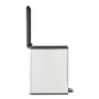 Curver Papelera de pedal estrecha Deco plateada 25 L de , Cubos de la basura y papeleras - Ref: Foro24-443832, Precio: 61,81 ...