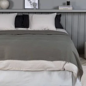 Venture Home Colcha Milo poliéster gris 260x260 cm de , Colchas y edredones - Ref: Foro24-444766, Precio: 90,37 €, Descuento: %