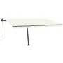 Toldo de pie automático crema 400x300 cm de vidaXL, Toldos - Ref: Foro24-3069747, Precio: 527,28 €, Descuento: %