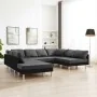 Sofá seccional de cuero sintético negro by , Sofas - Ref: Foro24-287203, Price: 1,00 €, Discount: %
