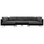 Sofá seccional de cuero sintético negro by , Sofas - Ref: Foro24-287203, Price: 1,00 €, Discount: %