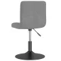 Sillas de comedor giratorias 2 uds de terciopelo gris claro de , Sillas de comedor - Ref: Foro24-334263, Precio: 101,41 €, De...