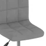 Sillas de comedor giratorias 2 uds de terciopelo gris claro de , Sillas de comedor - Ref: Foro24-334263, Precio: 101,41 €, De...
