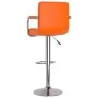 Taburetes de cocina 2 unidades cuero sintético naranja de , Taburetes de cocina - Ref: Foro24-334600, Precio: 149,37 €, Descu...