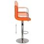 Taburetes de cocina 2 unidades cuero sintético naranja de , Taburetes de cocina - Ref: Foro24-334600, Precio: 149,37 €, Descu...