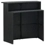 Set muebles de bar para jardín 4 piezas y cojines negro de , Conjuntos de jardín - Ref: Foro24-3064876, Precio: 368,72 €, Des...