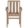 Sillas de jardín apilables 8 uds madera maciza teca con cojines von , Gartenstühle - Ref: Foro24-3073447, Preis: 1,00 €, Raba...