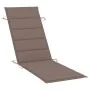 Tumbonas 2 unidades con mesa y cojines madera maciza de acacia by , Loungers - Ref: Foro24-3077384, Price: 350,77 €, Discount: %