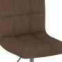 Silla de comedor giratoria tela marrón de , Sillas de comedor - Ref: Foro24-3087471, Precio: 78,92 €, Descuento: %