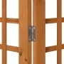 Biombo/Enrejado de 3 paneles madera maciza abeto 121x180,5 cm de , Divisores de ambientes - Ref: Foro24-316478, Precio: 91,89...