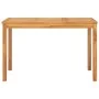 Mesa de comedor de jardín madera maciza de teca 120x70x77 cm de , Mesas de jardín - Ref: Foro24-316630, Precio: 193,32 €, Des...