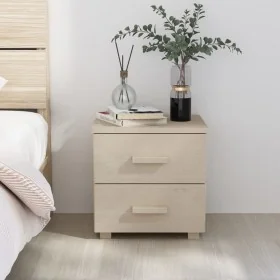 Mesita de noche HAMAR pino macizo marrón miel 40x35x44,5cm de , Mesitas de noche - Ref: Foro24-340404, Precio: 47,75 €, Descu...