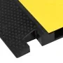 Rampas protectoras de cables con 2 canales goma 100 cm de , Señales de carretera y tráfico - Ref: Foro24-150967, Precio: 65,7...