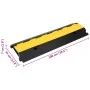 Rampas protectoras de cables con 2 canales goma 100 cm de , Señales de carretera y tráfico - Ref: Foro24-150967, Precio: 65,7...