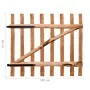Puerta para valla 100x90cm madera de avellano impregnada by , garden gates - Ref: Foro24-142595, Price: 82,28 €, Discount: %