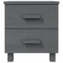 Mesitas noche 2 uds HAMAR pino macizo gris oscuro 40x35x44,5 cm de , Mesitas de noche - Ref: Foro24-340410, Precio: 85,31 €, ...