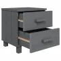 Mesitas noche 2 uds HAMAR pino macizo gris oscuro 40x35x44,5 cm de , Mesitas de noche - Ref: Foro24-340410, Precio: 85,31 €, ...