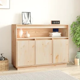 Aparador de madera maciza de pino 104,5x34x80 cm by , Sideboards - Ref: Foro24-814389, Price: 127,34 €, Discount: %