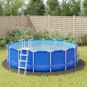 Tapiz de suelo piscina geotextil de poliéster gris claro Ø500cm by , Pool covers - Ref: Foro24-94221, Price: 47,09 €, Discoun...