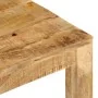 Mesa de centro de madera maciza de mango 55x55x35 cm de , Mesas de centro - Ref: Foro24-350321, Precio: 99,69 €, Descuento: %