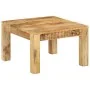 Mesa de centro de madera maciza de mango 55x55x35 cm de , Mesas de centro - Ref: Foro24-350321, Precio: 99,69 €, Descuento: %