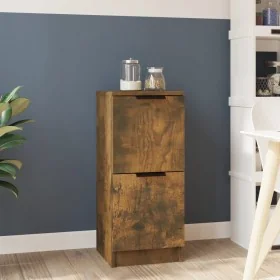 Aparador madera contrachapada color roble ahumado 30x30x70 cm von , Sideboards - Ref: Foro24-817018, Preis: 41,56 €, Rabatt: %