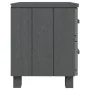 Mesita de noche HAMAR pino macizo gris oscuro 40x35x44,5 cm von , Nachttische - Ref: Foro24-340406, Preis: 47,75 €, Rabatt: %