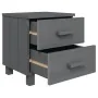 Mesita de noche HAMAR pino macizo gris oscuro 40x35x44,5 cm von , Nachttische - Ref: Foro24-340406, Preis: 47,75 €, Rabatt: %