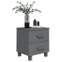 Mesita de noche HAMAR pino macizo gris oscuro 40x35x44,5 cm von , Nachttische - Ref: Foro24-340406, Preis: 47,75 €, Rabatt: %