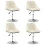Sillas de comedor giratorias 4 unidades terciopelo color crema by , dining chairs - Ref: Foro24-3088757, Price: 228,36 €, Dis...